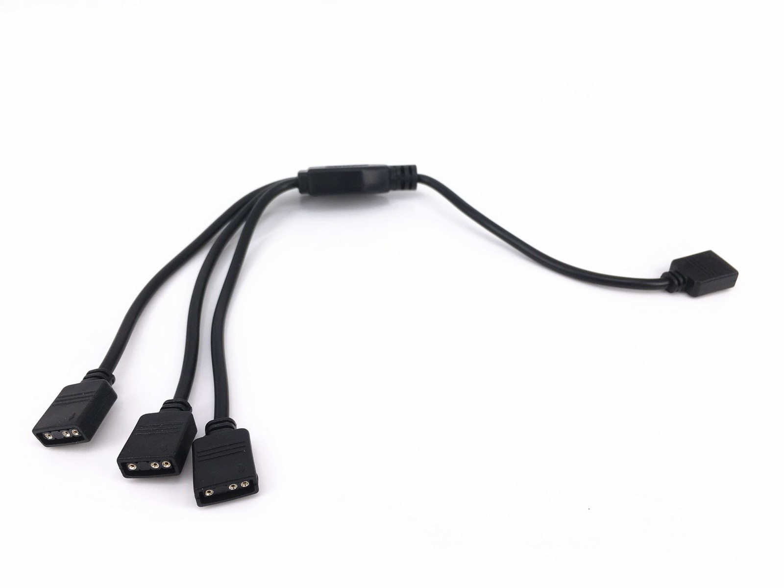 2PCS ARGB Splitter Cable 5V 3 Pin Addressable RGB Splitter Extension Cable AR…