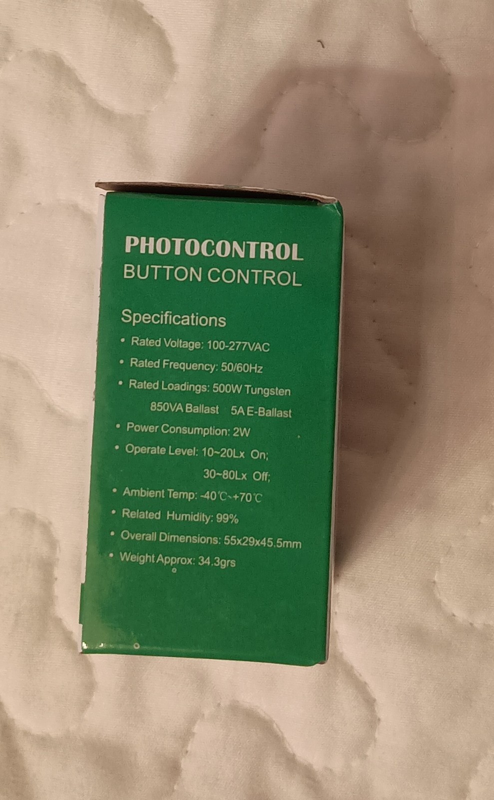 Bulk 12 PCs- SR-05 Model Photocell Electronic Switch