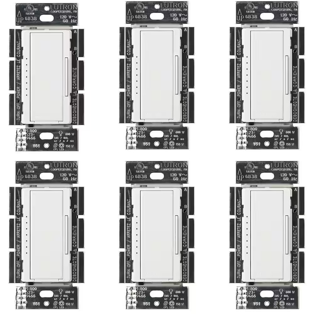 Maestro LED+ Dimmer Switch for Dimmable LED Bulbs, 150W/Single-Pole or Multi-Loc
