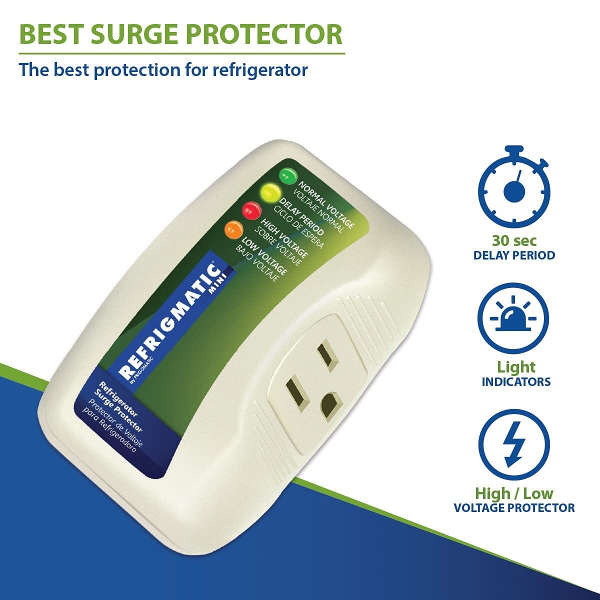 Ws36300 Electronic Surge Protector For Refrigerator “ Up To 27 Cu. Ft. 2 Pack