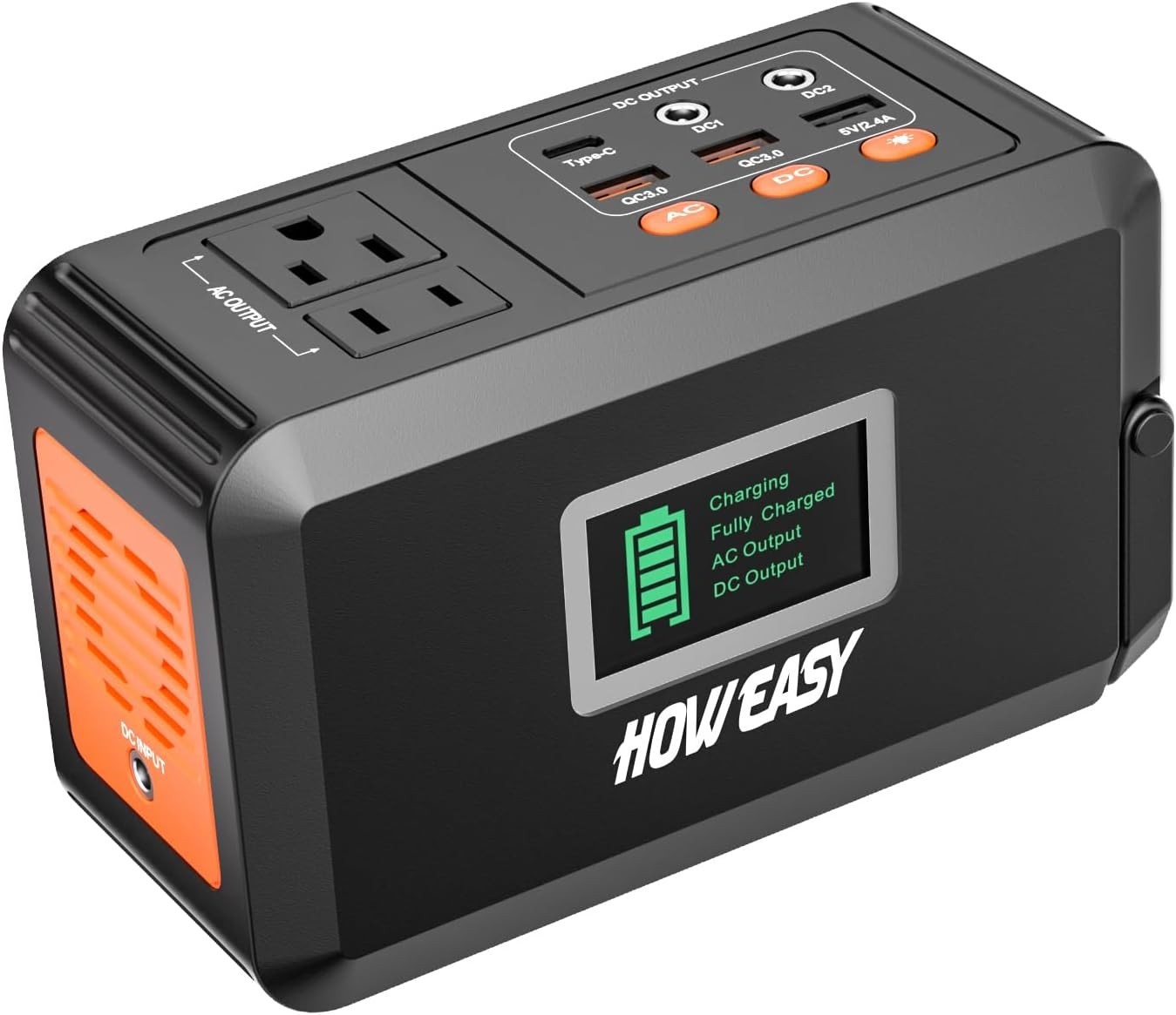 Compact Solar Generator 120W Peak with 8 Outputs – Ideal for Outdoor Adventures