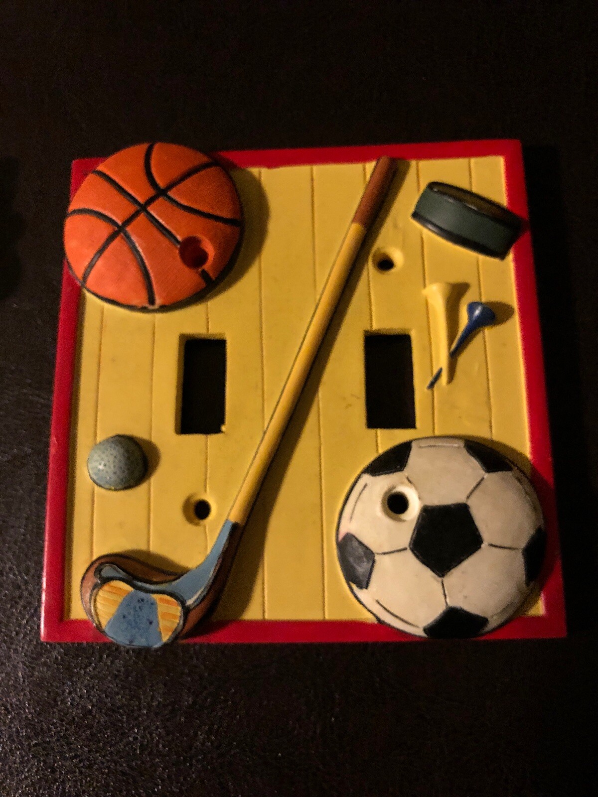 2 SPORTS Borders Unlimited SWITCH PLATE COVERS, Light Switch Plate Covers