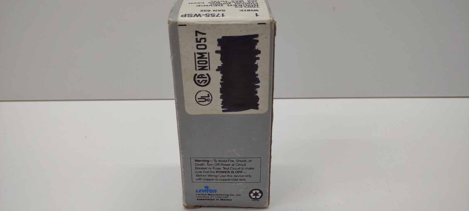 Leviton Decora Duplex Gray Electrical Oullet Tamper Resistant New
