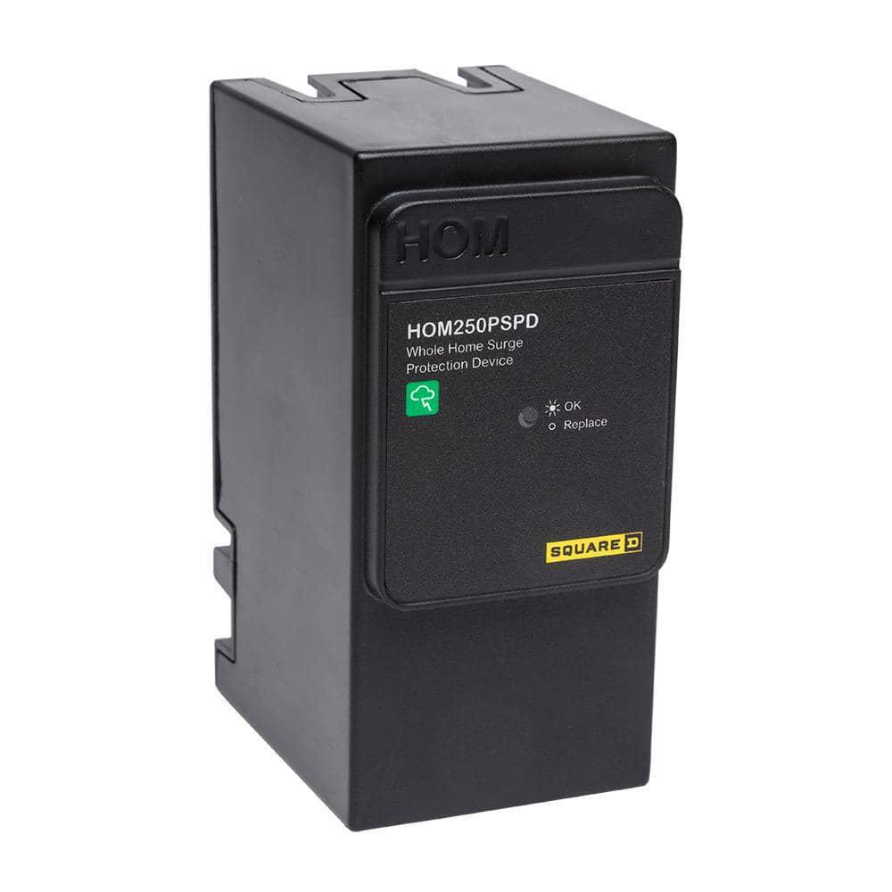 Square D Whole-House Surge Protector Plug-On Neutral Device Homeline Load Center