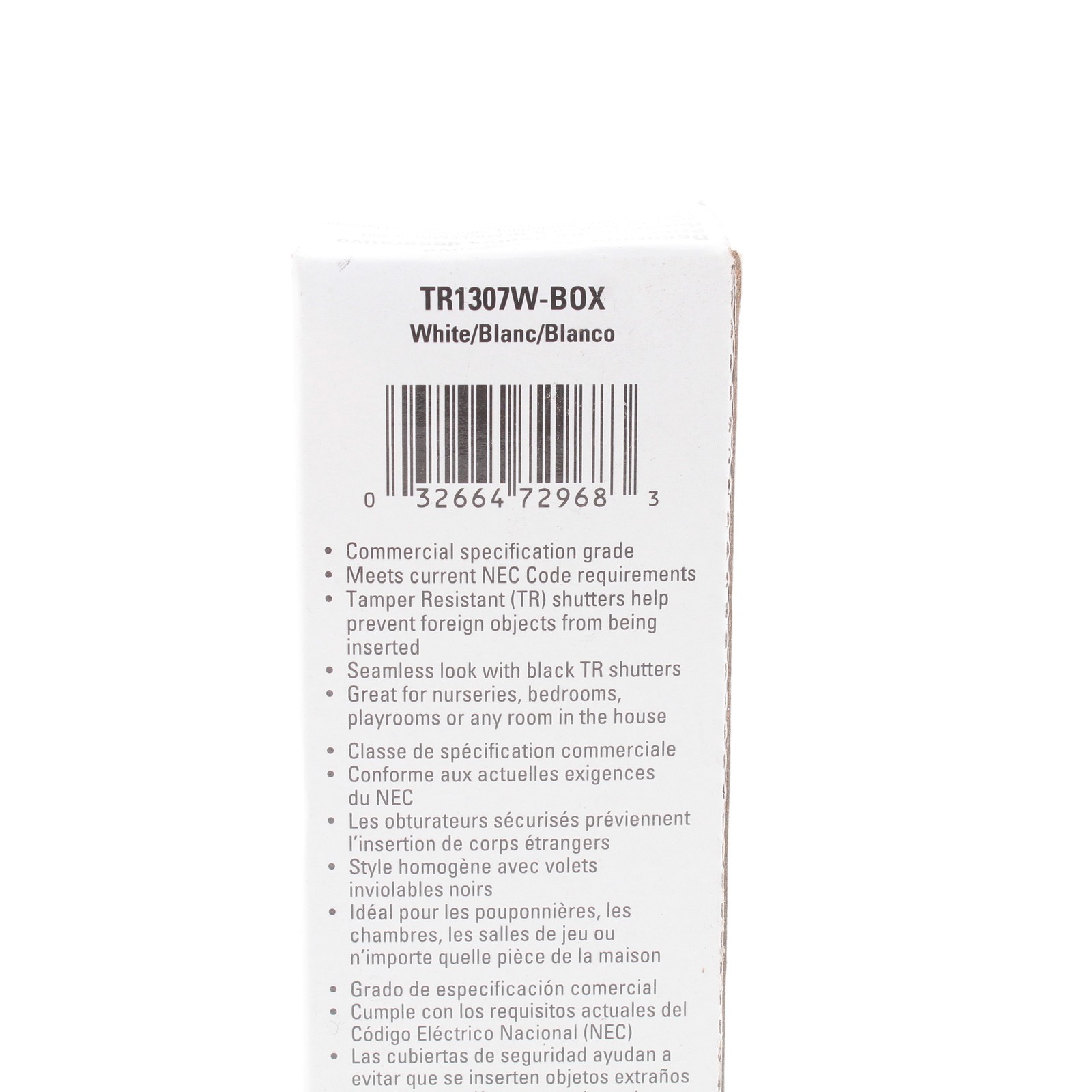 Eaton White TAMPER RESISTANT Duplex Receptacle Outlet NEMA 5-20R 20A TR1307W