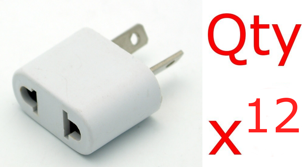 Australia / New Zealand Adapter 12pk – EU US to AUS NZ China Plug Converter