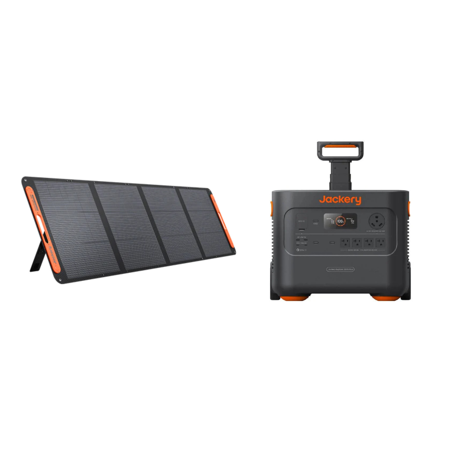 Jackery E2000 Plus with 200W Panel–Ships to PR HI AK Guam Saipan– Trusted Seller