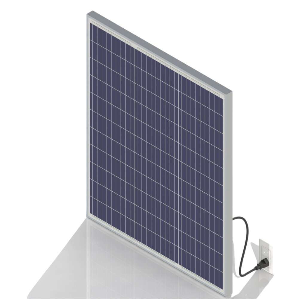 [INDER] Solar Panel Plug and Play: 100W 120V AC with micro inverter Kit Solar