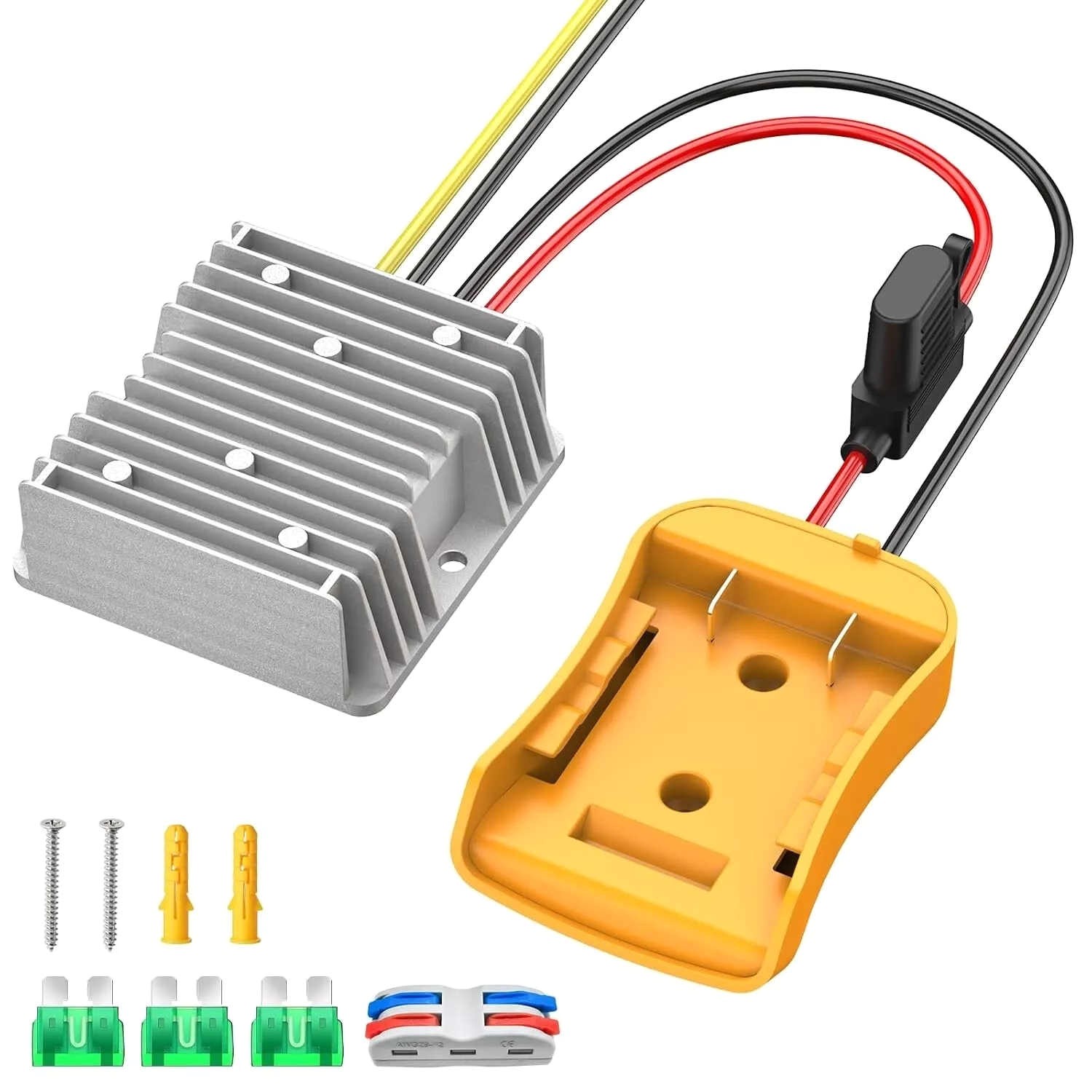 1 Pcs Step Down Converter compatible with for Dewalt 18V/20V With DCB205 DCB206