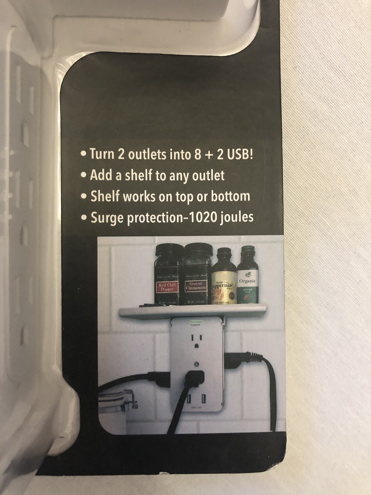 Outlet Extender with Night Light, Multi Plug Outlet Splitter, USB Wall Charge…