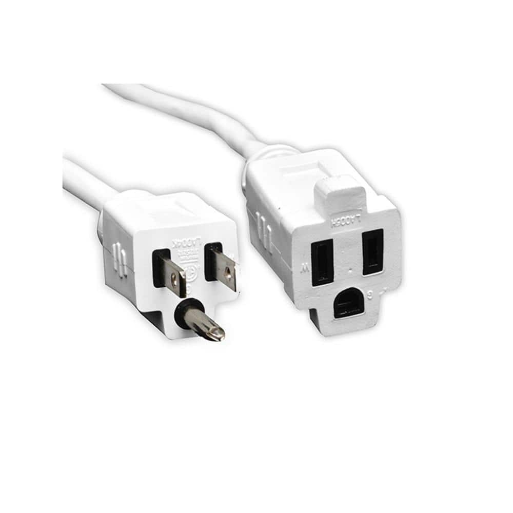 GoGreen Power 40 ft 16/3 Heavy Duty Extension Cord White GG-13740WH