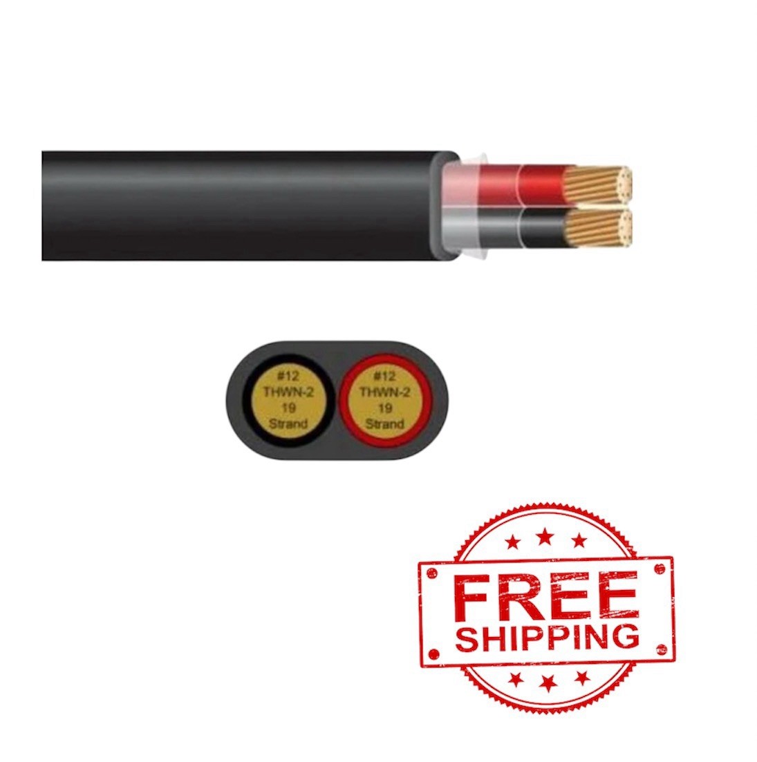 100’ Enphase IQ Raw Q-Cable Q-12-RAW 100 Feet Cut NEW Free Shipping