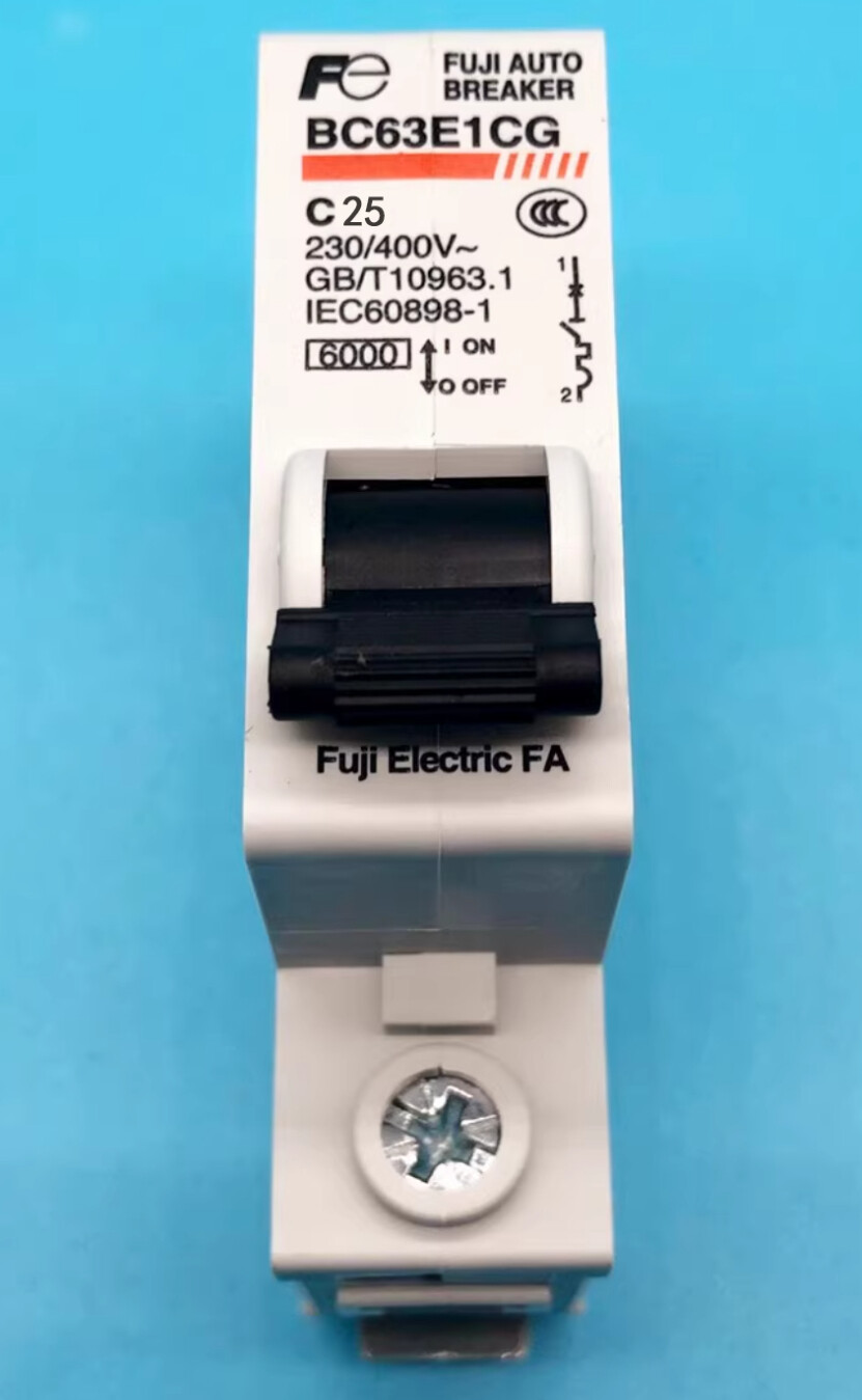 Fuji Electric Miniature Circuit Breaker MCB 1P BC63E1CG-25C 25A