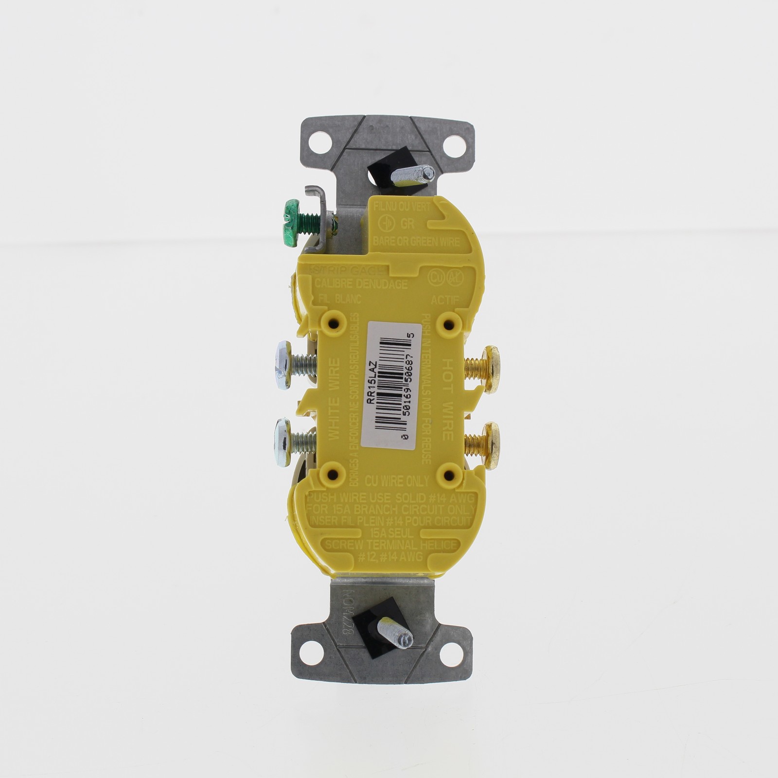 10 Hubbell Lt Almond Residential Duplex Receptacle Outlets 5-15R 15A 125V RR15LA