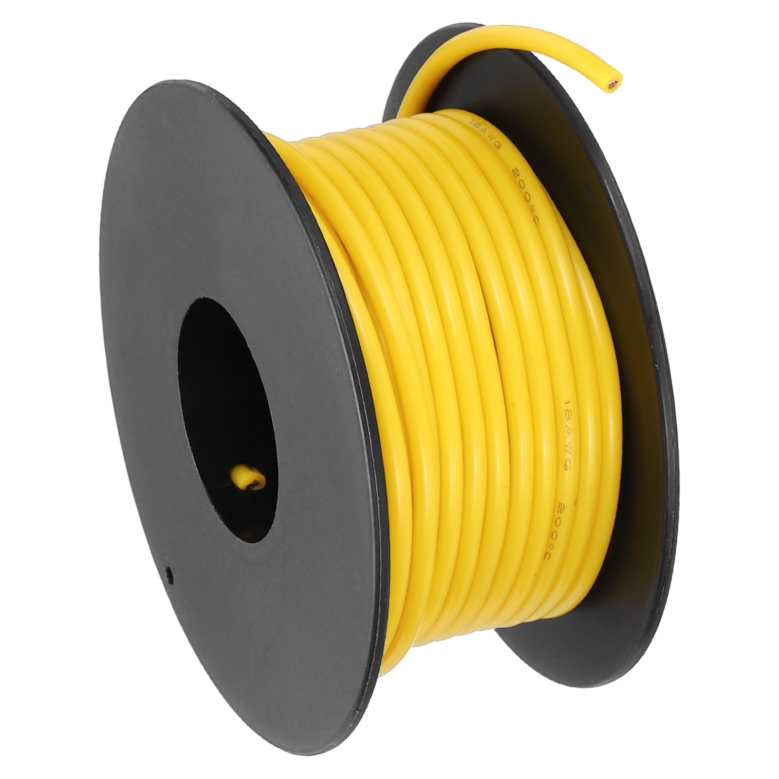 18 AWG Flexible Silicone Wire 9m/30ft Tinned Copper Electrical Wire Yellow