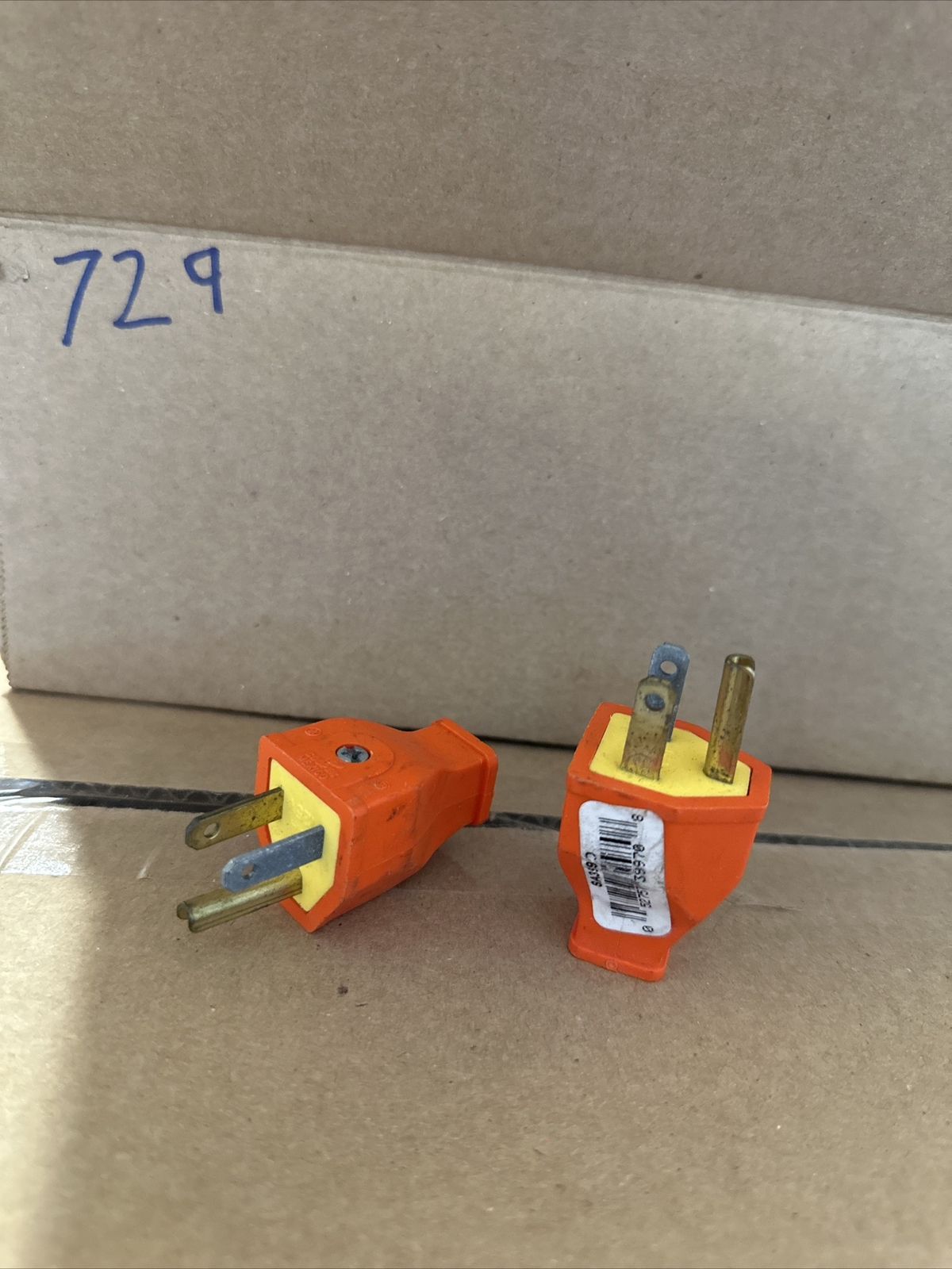 Grounded Cord Plug,No SA399O, Cooper Wiring Devices Inc (Lot Of 2)