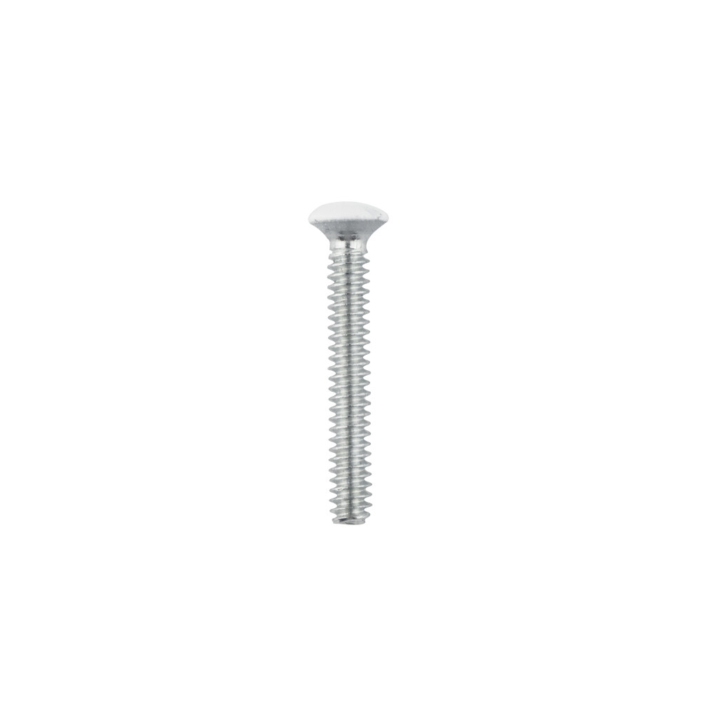 Wall Plate Screws, White Outlet Screws 6-32 Thread Light Electrical Cove