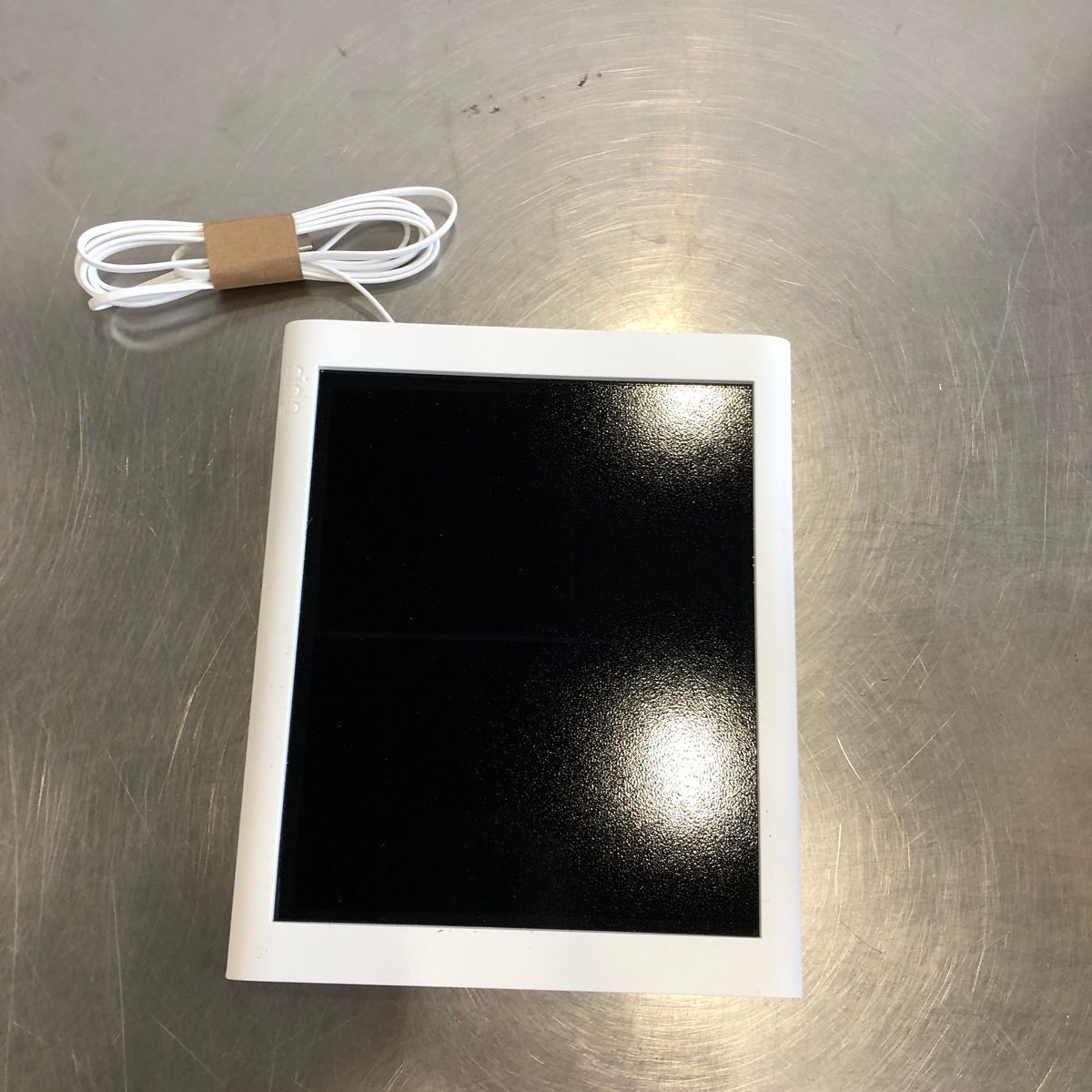 Ring Solar Panel White Rechargeable Power Supply for Select Ring Security Cam