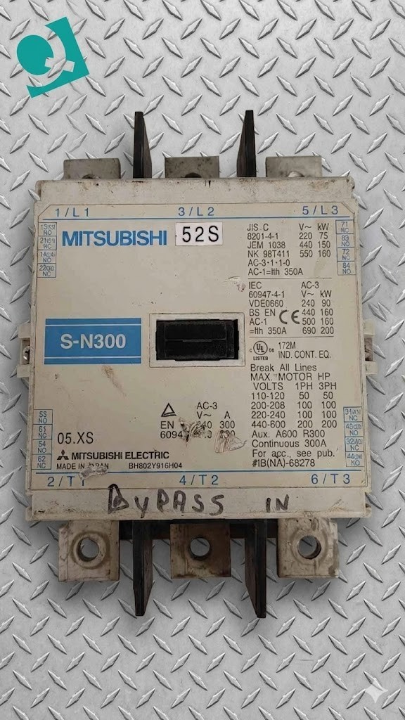 Mitsubishi Electric 300A 240VAC Contactor S-N300 (SKU: 112250)
