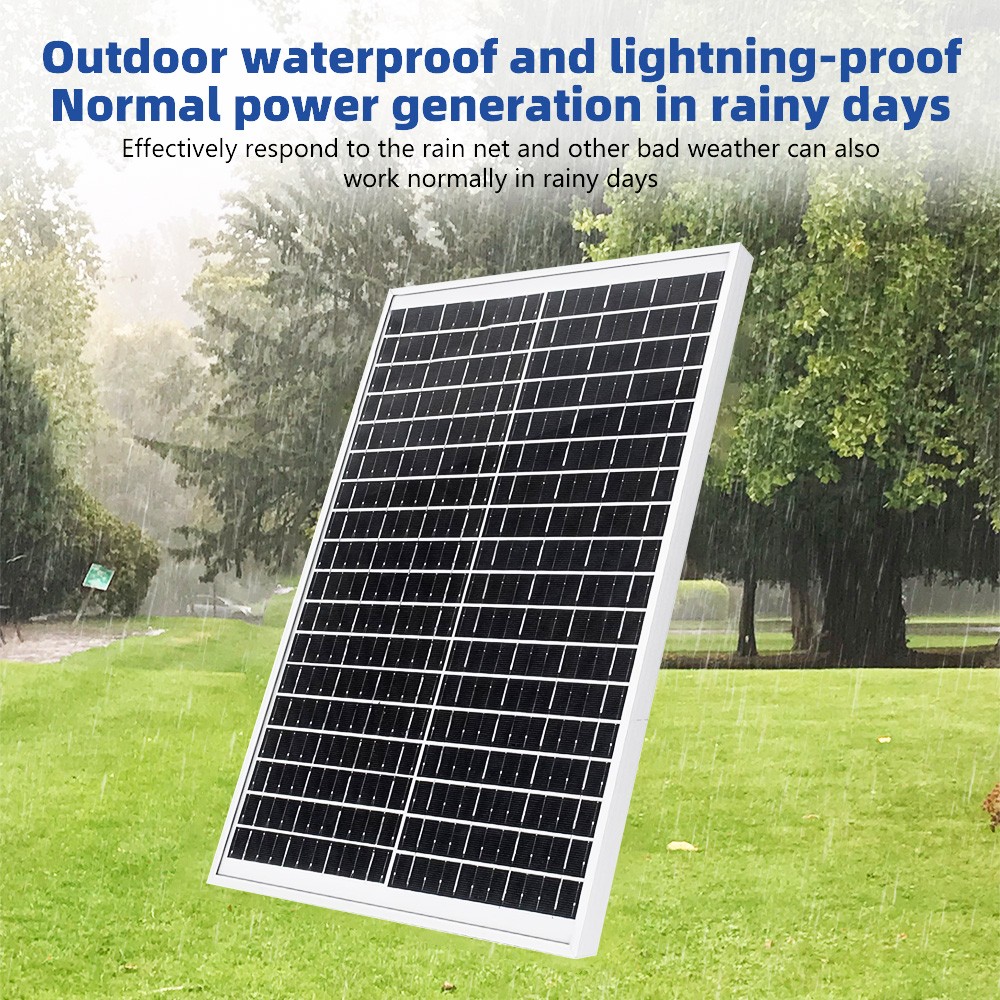 400W 100W Watt Solar Panel Monocrystalline PV Power 12V For Home RV Marine Car