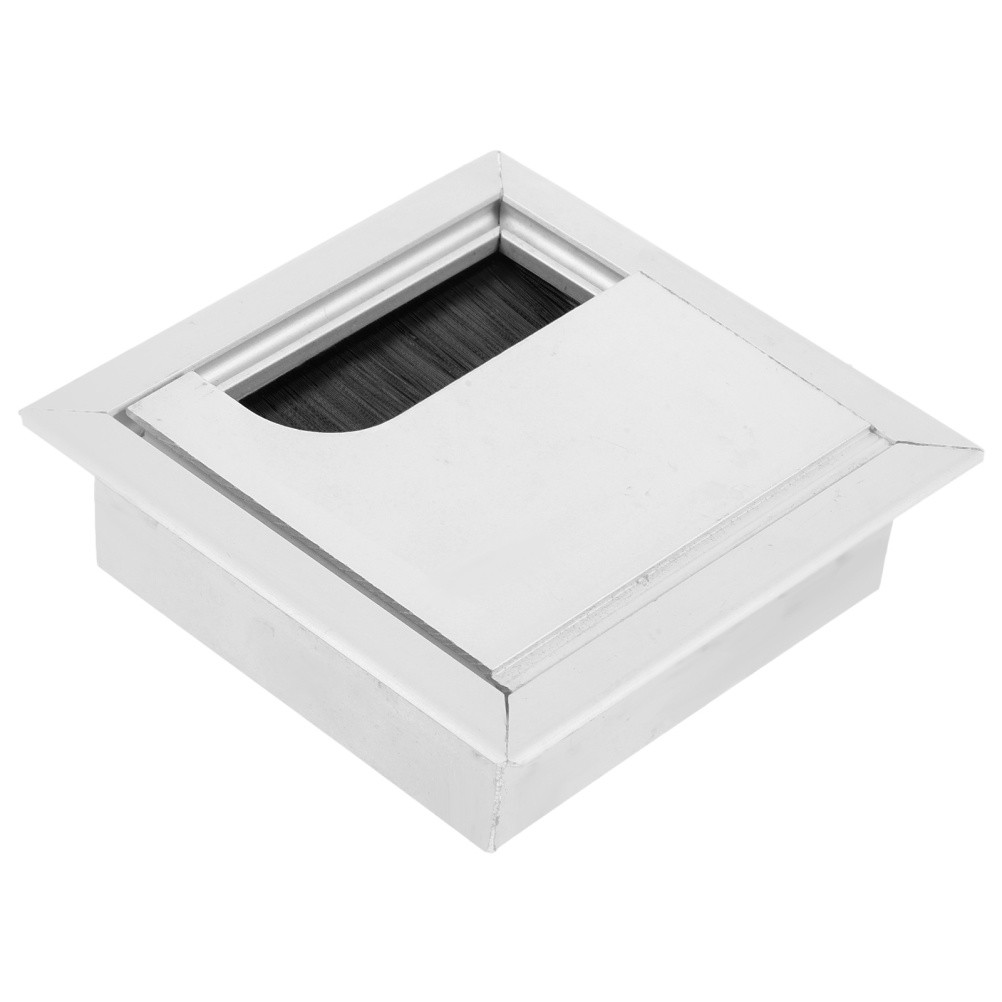 Wire Cable Hole Covers Aluminium Alloy Organizer Lids Desk Core Grommet