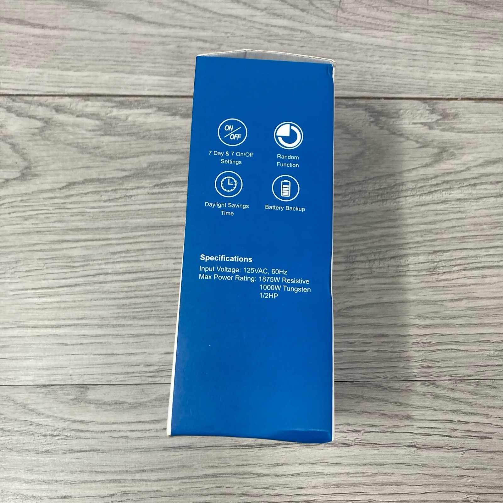 DEWENWILS Indoor in Wall Timer Switch for Lights,Fans,7 Day 7 ON/Off Settings