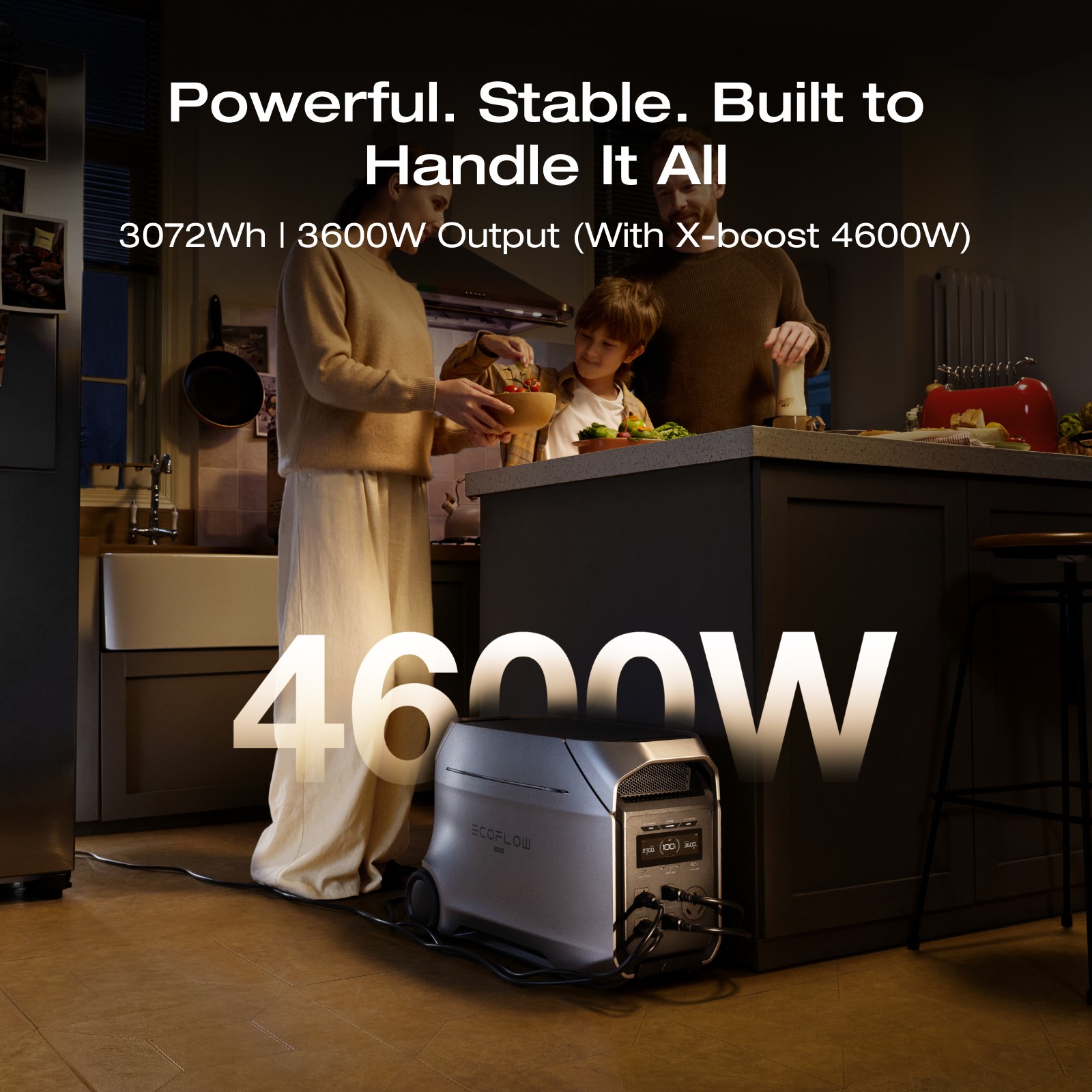 EcoFlow DELTA 3 Ultra Plus 3600W 3072Wh Portable Power Station Refurbished RV
