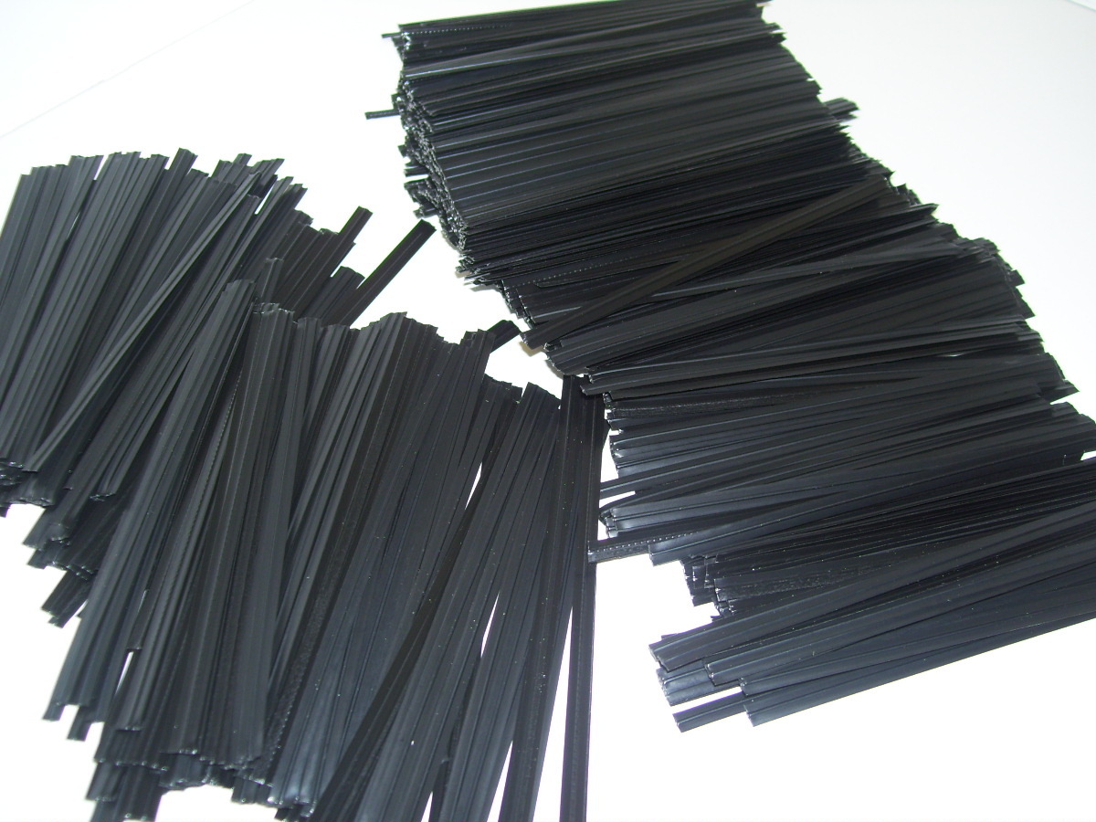 2,000 Black 6″ Twist Ties General Use, Plastic Cable ties gift wrapping