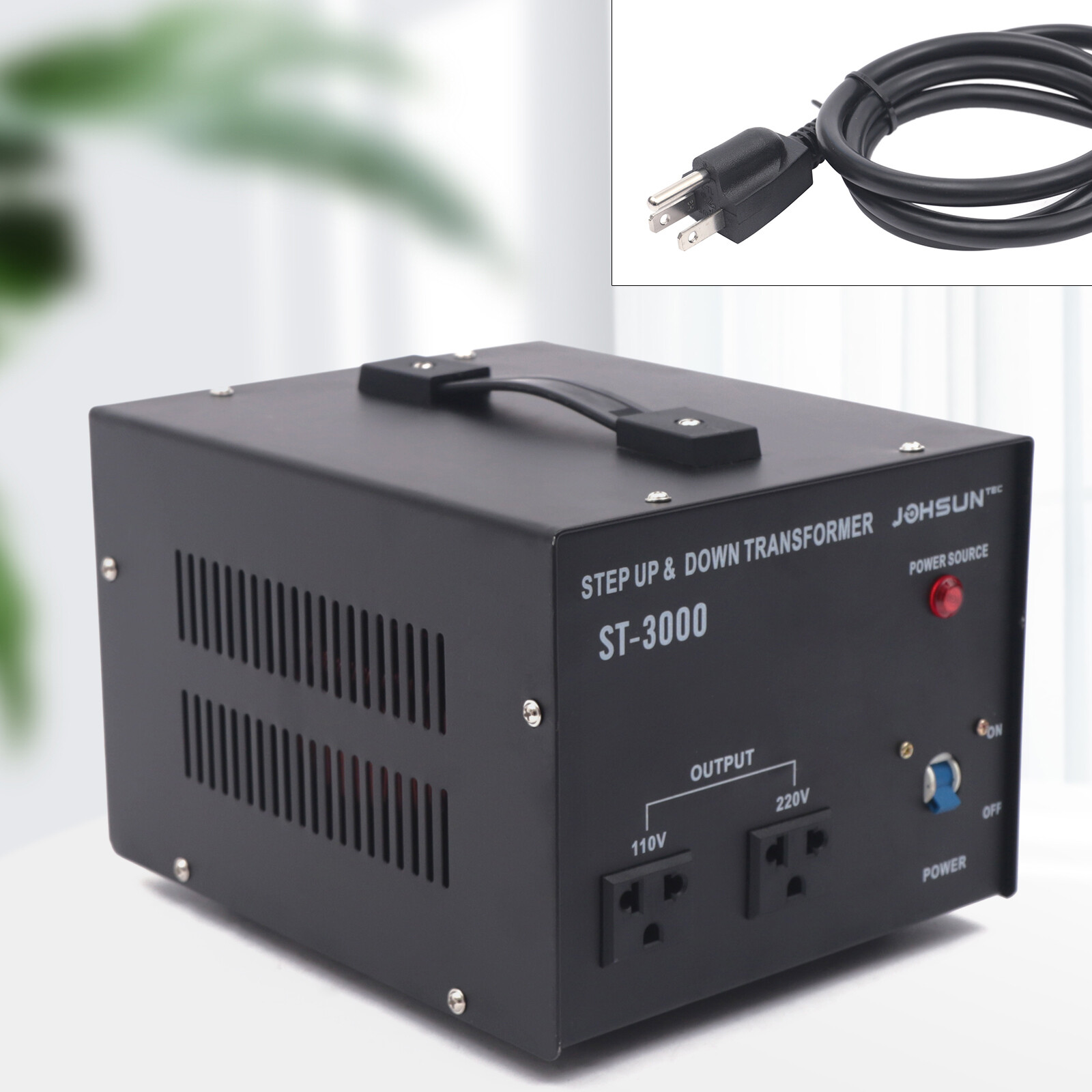 3000 Watt Voltage Converter Transformer Step Up/Down 110-120V to/From 220-240V