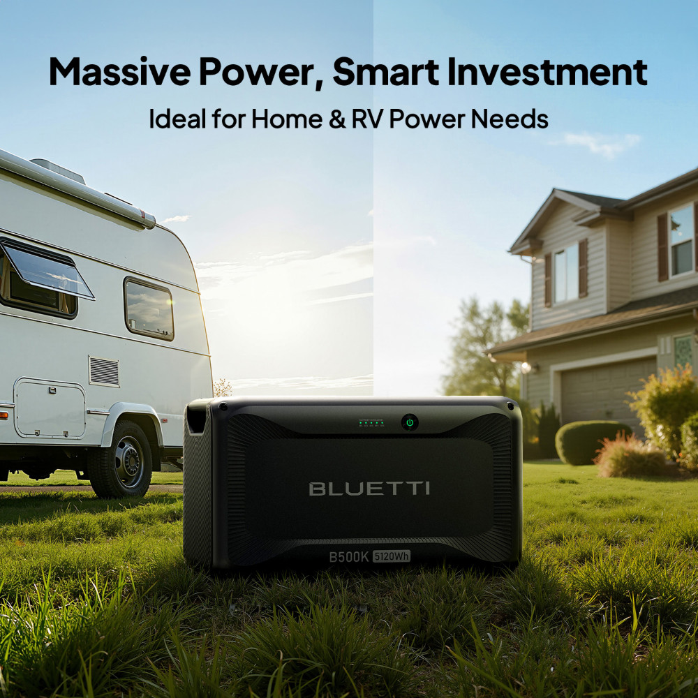 BLUETTI Apex 300+B500K Power Station 3840W 7884.8Wh for Home Backup Power Outage