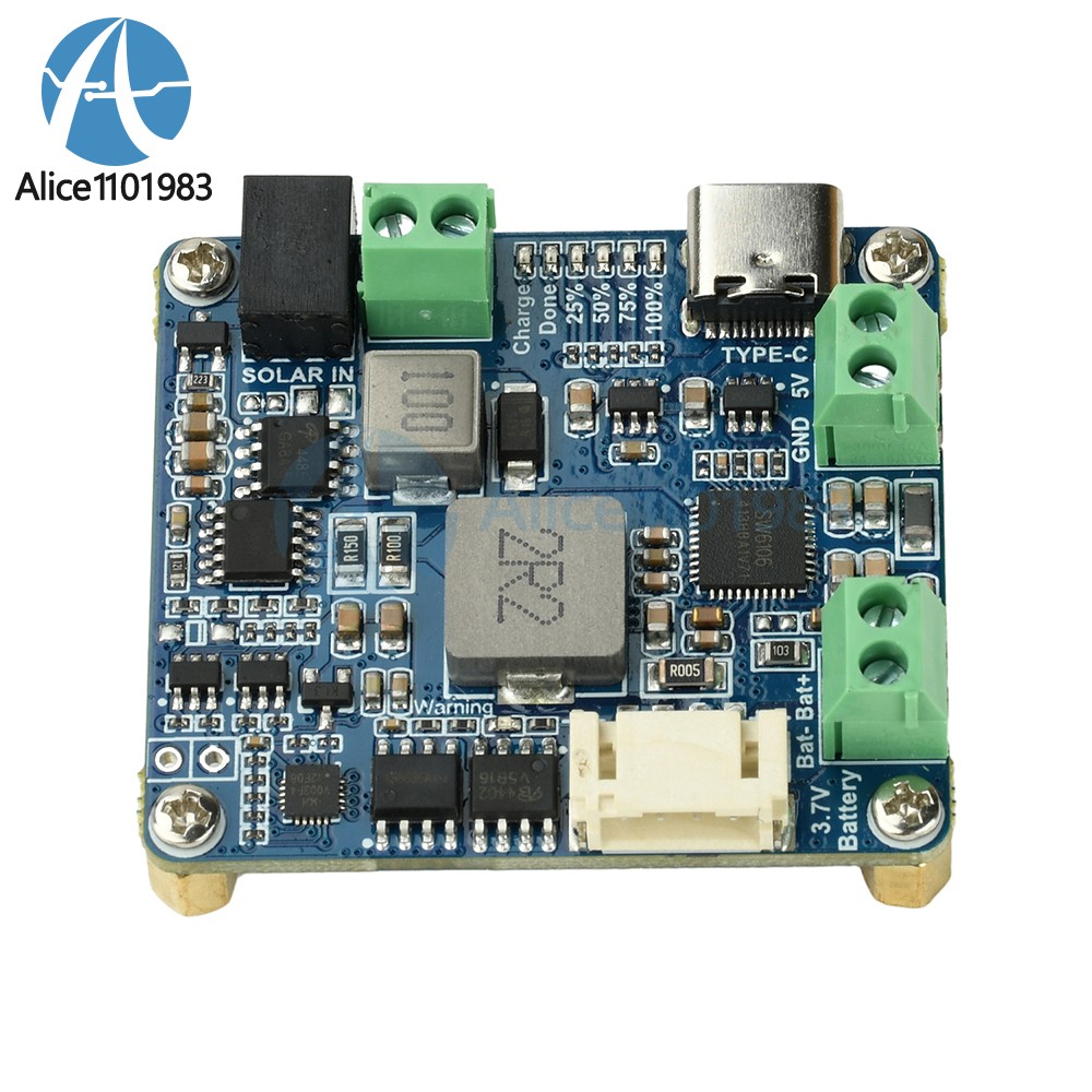 6-24V Solar Panel Power Management Module 5V 3A Supports MPPT, PD QC FCP SFCP