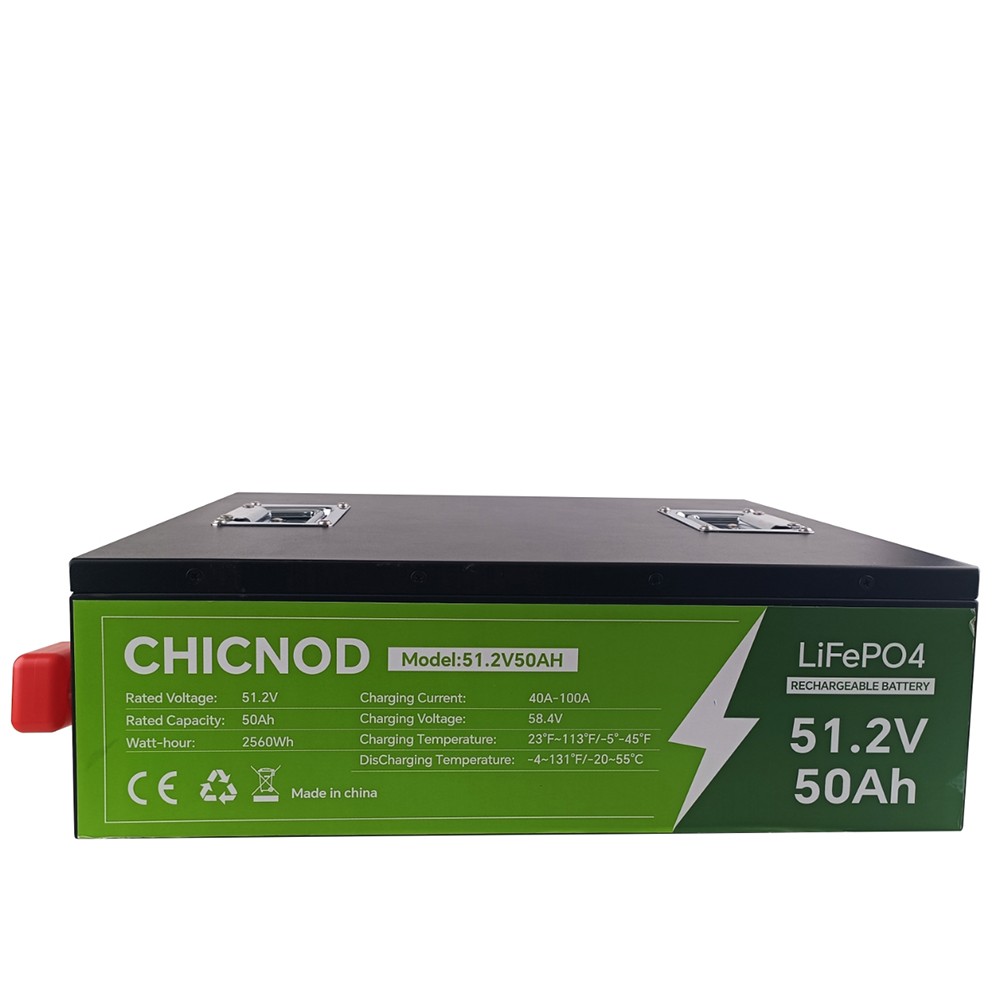 48V 50Ah/100Ah LiFePO4 Lithium Battery Built-in BMS Deep Cycle For RV Golf Cart