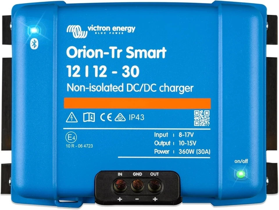 Victron Energy Orion-Tr Smart DC to DC Charger (Bluetooth) – 12/12-Volt 30