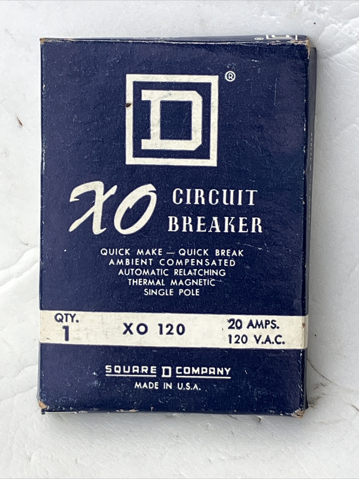 XO120 20 Amp Single Pole 20A 120V Circuit Breaker Cutler Hammer NEW!!