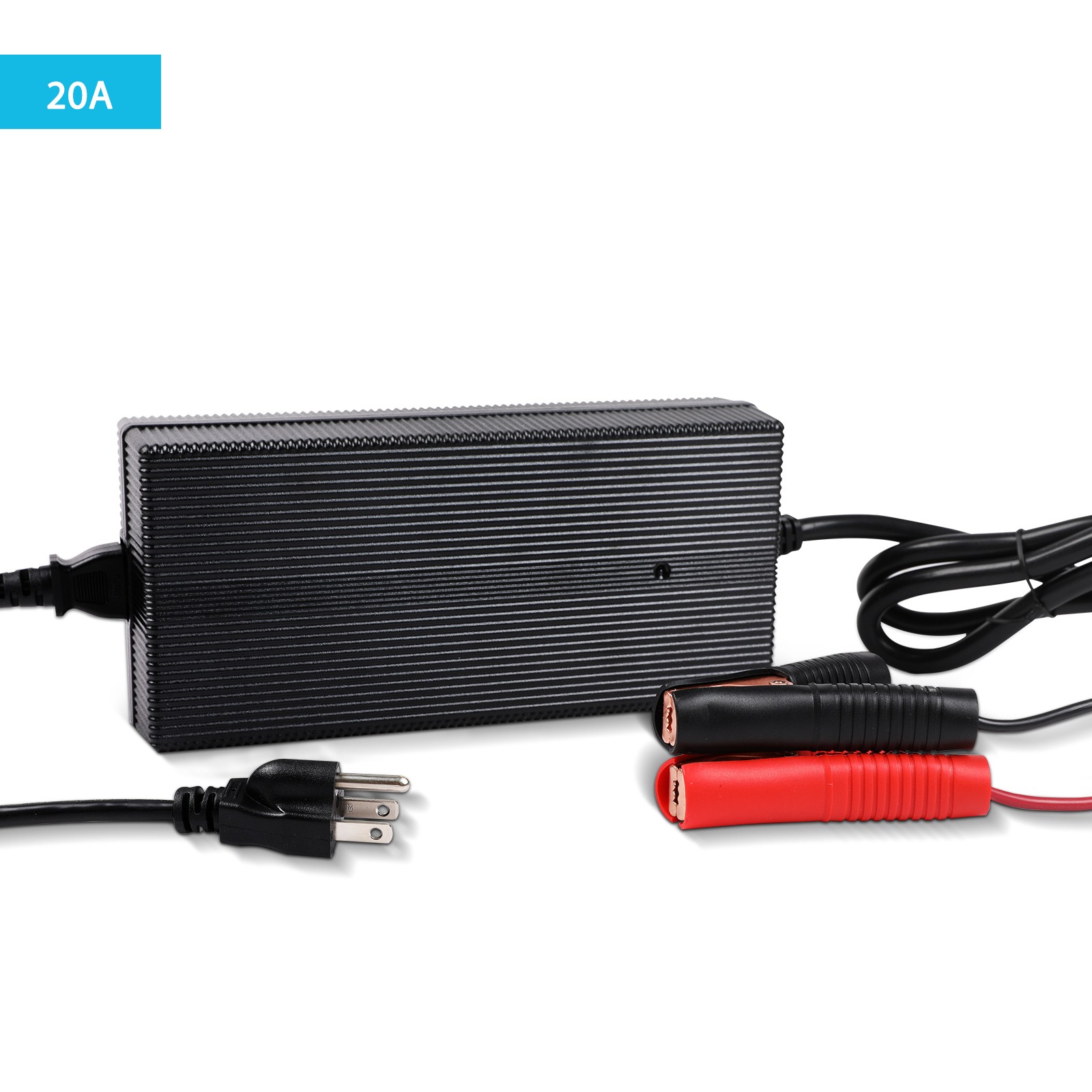 Renogy AC to DC Battery Charger 20A 10A For Lithium Iron Phosphate (LiFePO4)