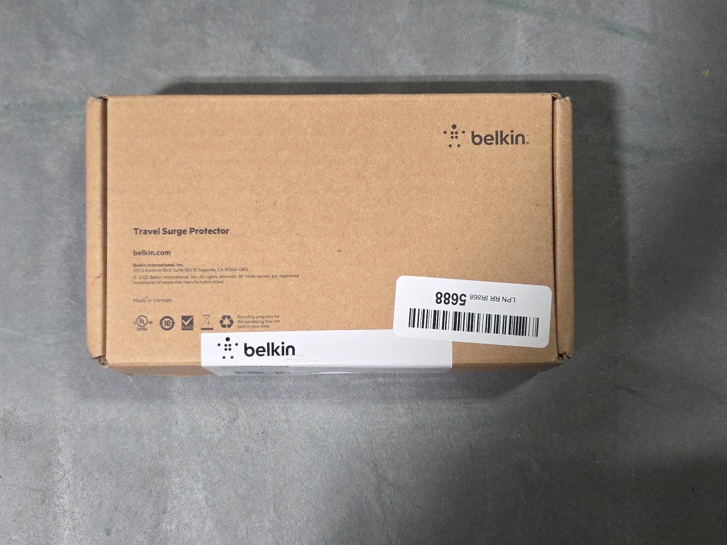 Belkin BST300 Gray & White 3 Outlet Swivel Expander Surge Protector & 2 USB