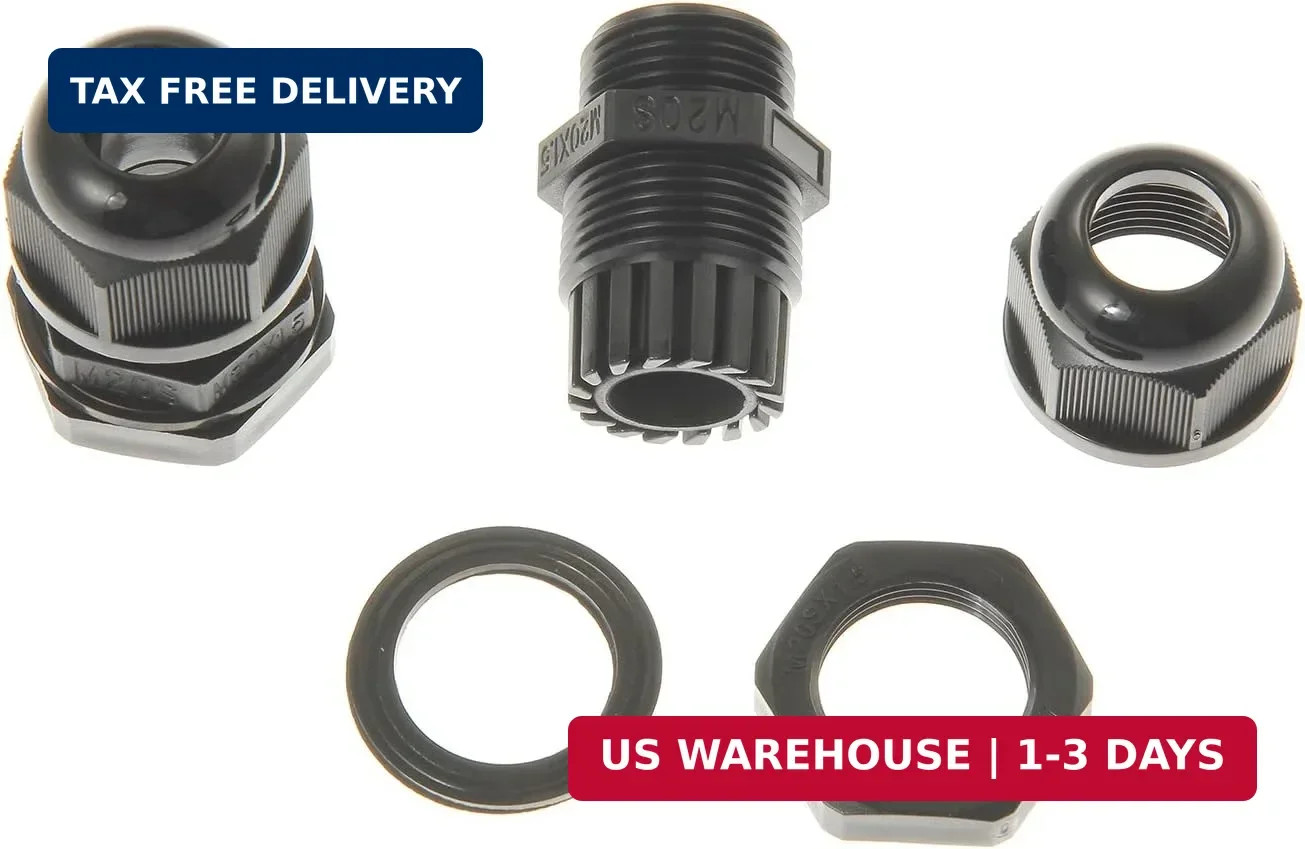 Weatherproof ABS Solar Double Cable Entry Gland,Curved Cable Connector for All C
