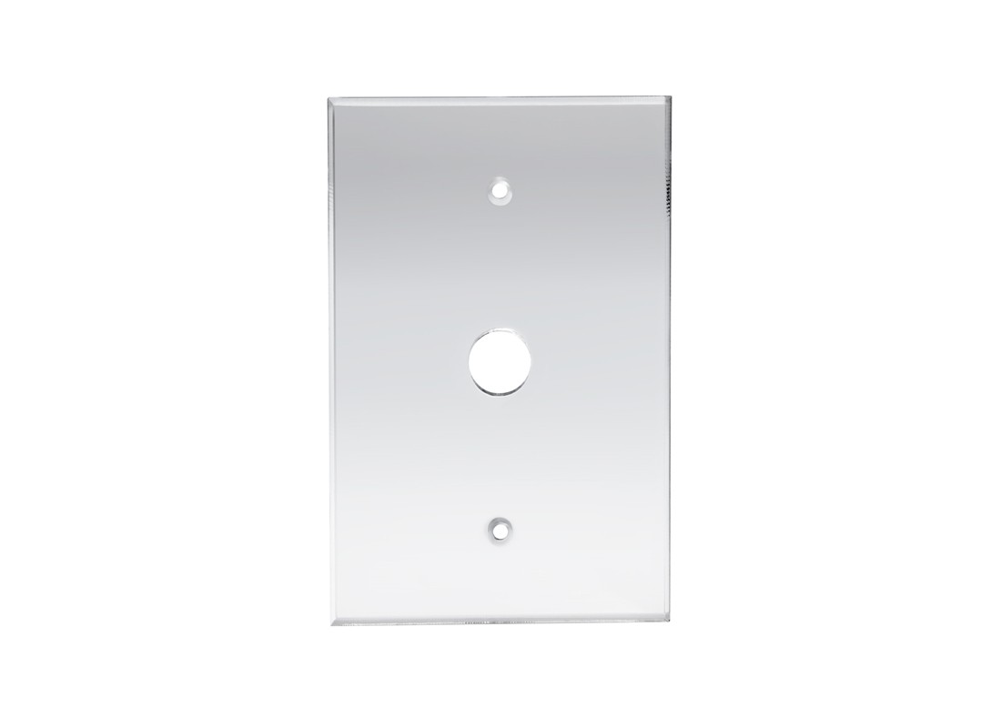FHC AMP113 Clear Small Telephone 5/8″ Hole Acrylic Mirror Plate