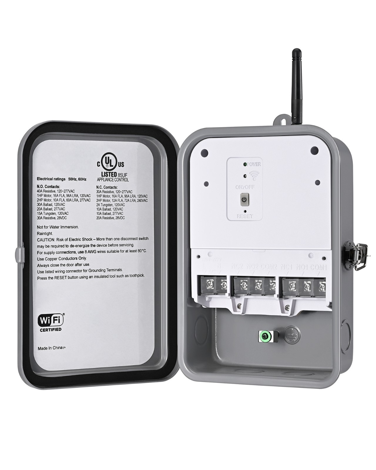 DEWENWILS WiFi Pool Pump Timer, 40A Heavy Duty, Smart Phone & Alexa Control, UL