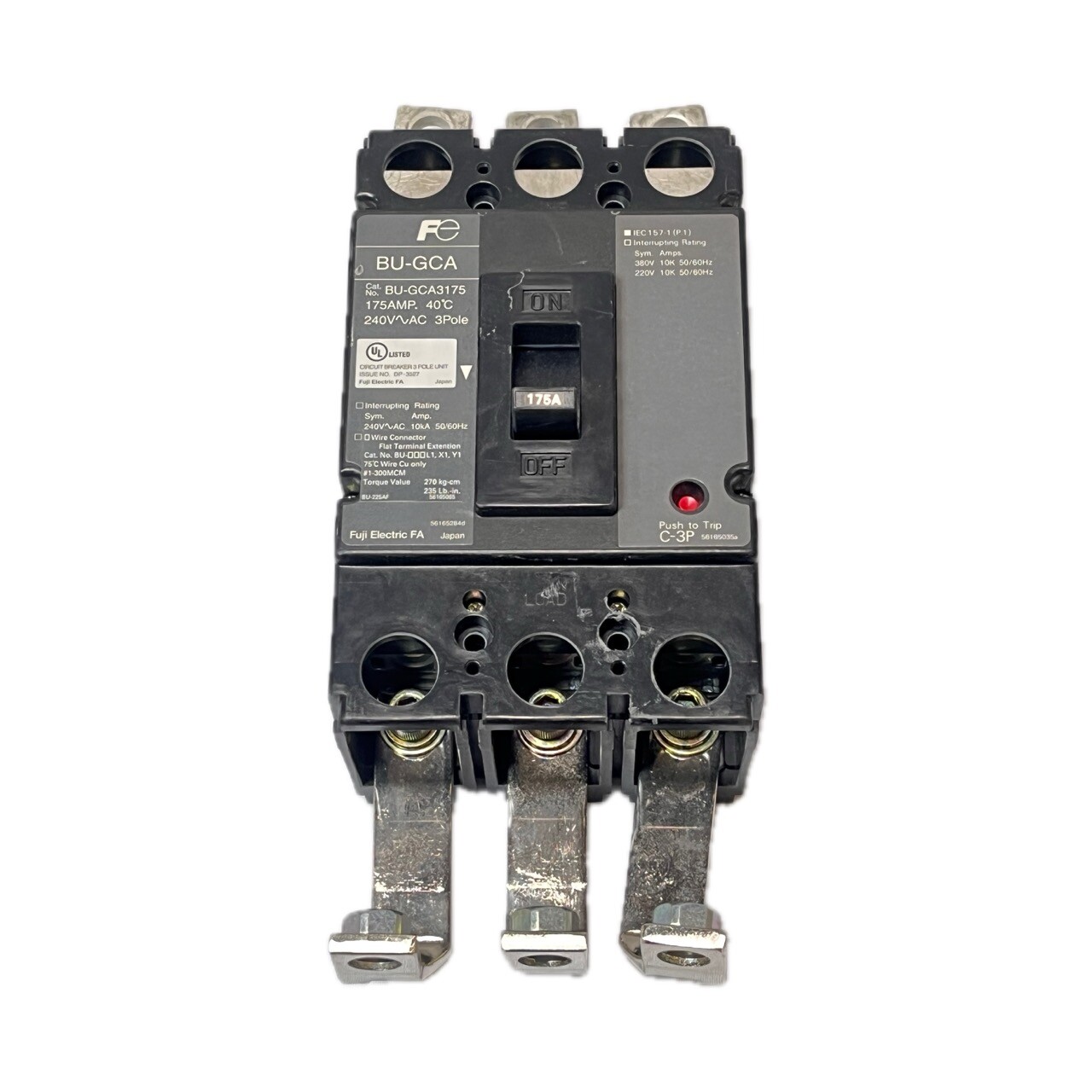 Fuji Electric BU-GCA3175 Circuit Breaker