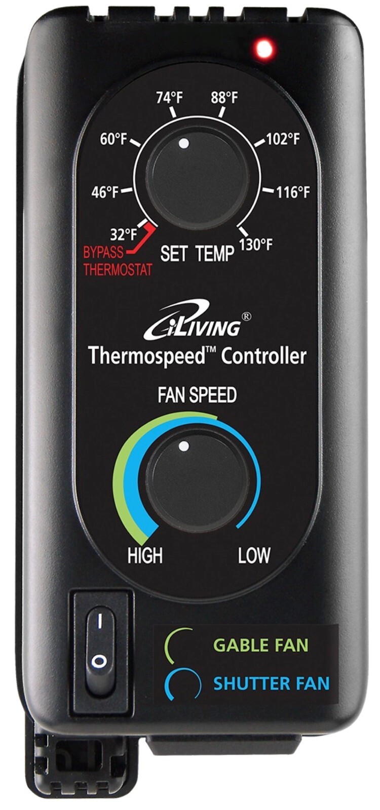 iLIVING Exhaust Fan Thermospeed™ Controller