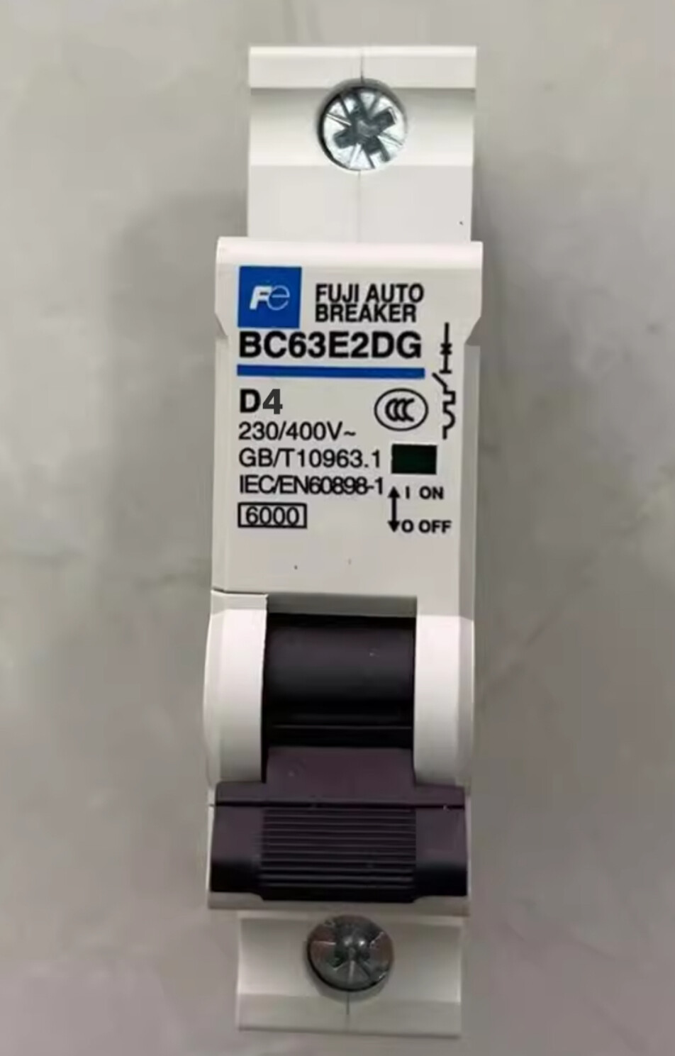 Fuji Electric Miniature Circuit Breaker MCB BC63E2DG-1P D4 4A