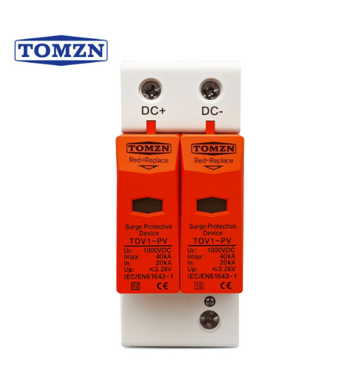 TOMZN DC SPD Surge Protector 500V-1000V 20-40kA for Solar PV