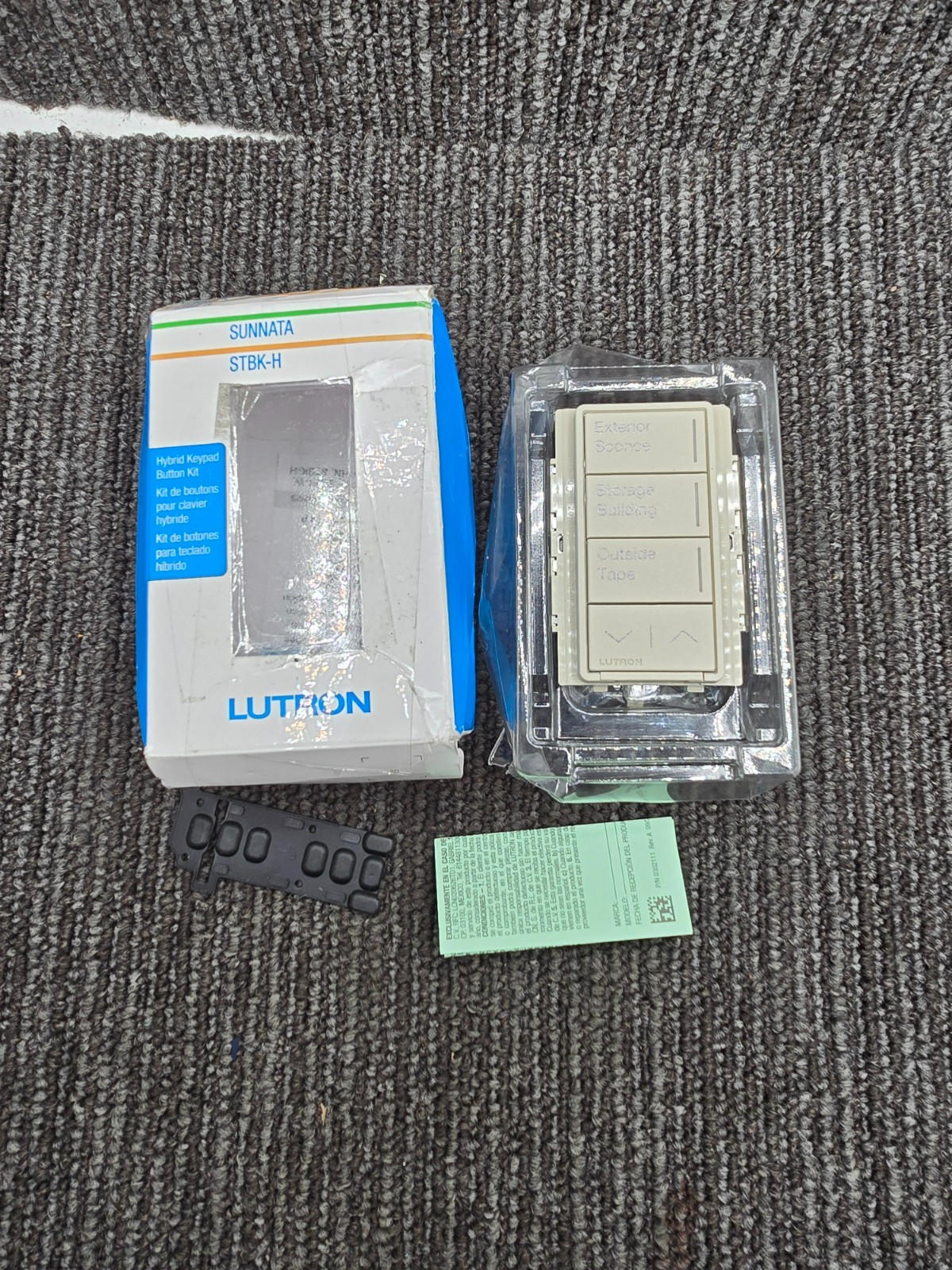 Lutron Sunnata STBK-H WH Hybrid Button White