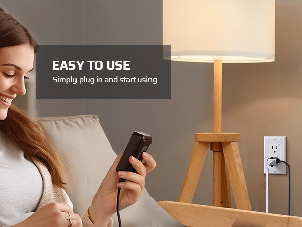 Plug in Dimmer Switch for Lamp, Table Lamp Dimmer for Dimmable LED/CFL Lights