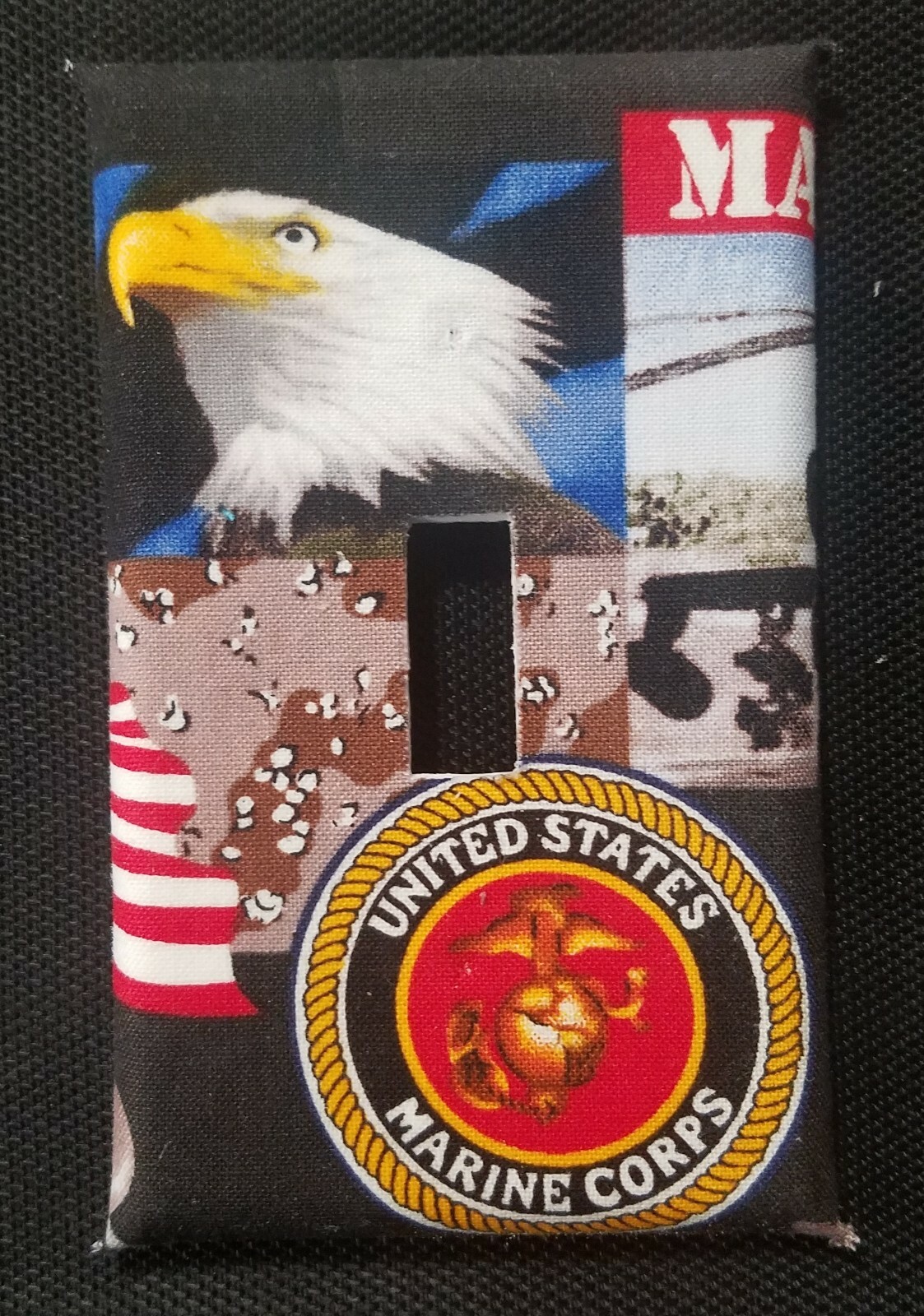 MARINES UNITED STATES MARINES U.S. MARINES LIGHT & OUTLET COVERS, VERY HEROIC!