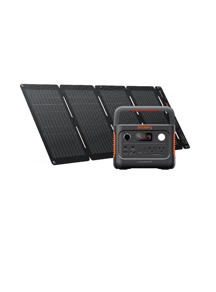 Jackery Explorer 300 v2 Portable Power Station with 40W Air Solar Panel