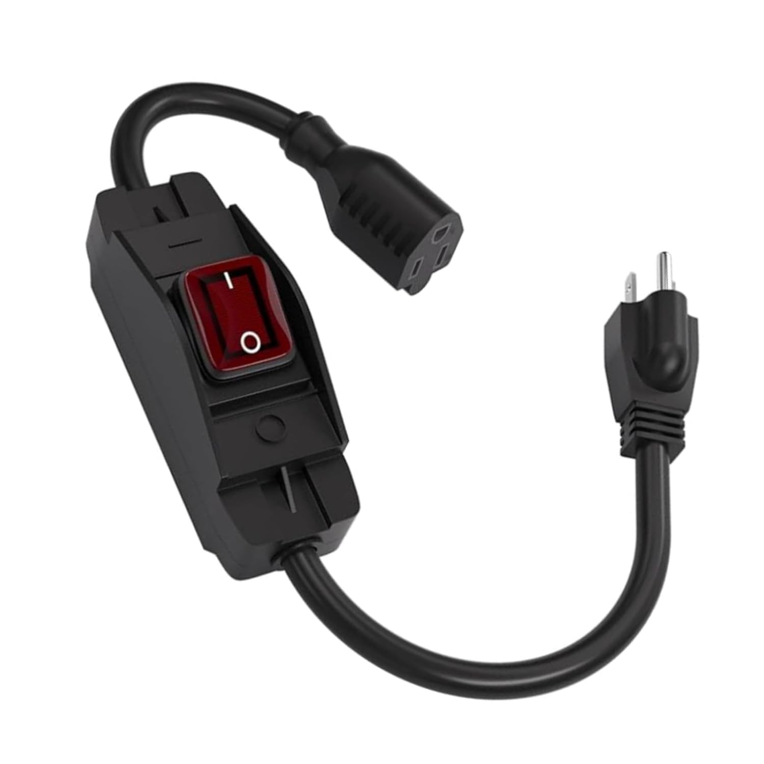 Extension Cord with Switch, Waterproof Switch 3 Prong 1875 Watts Heavy Duty Outd