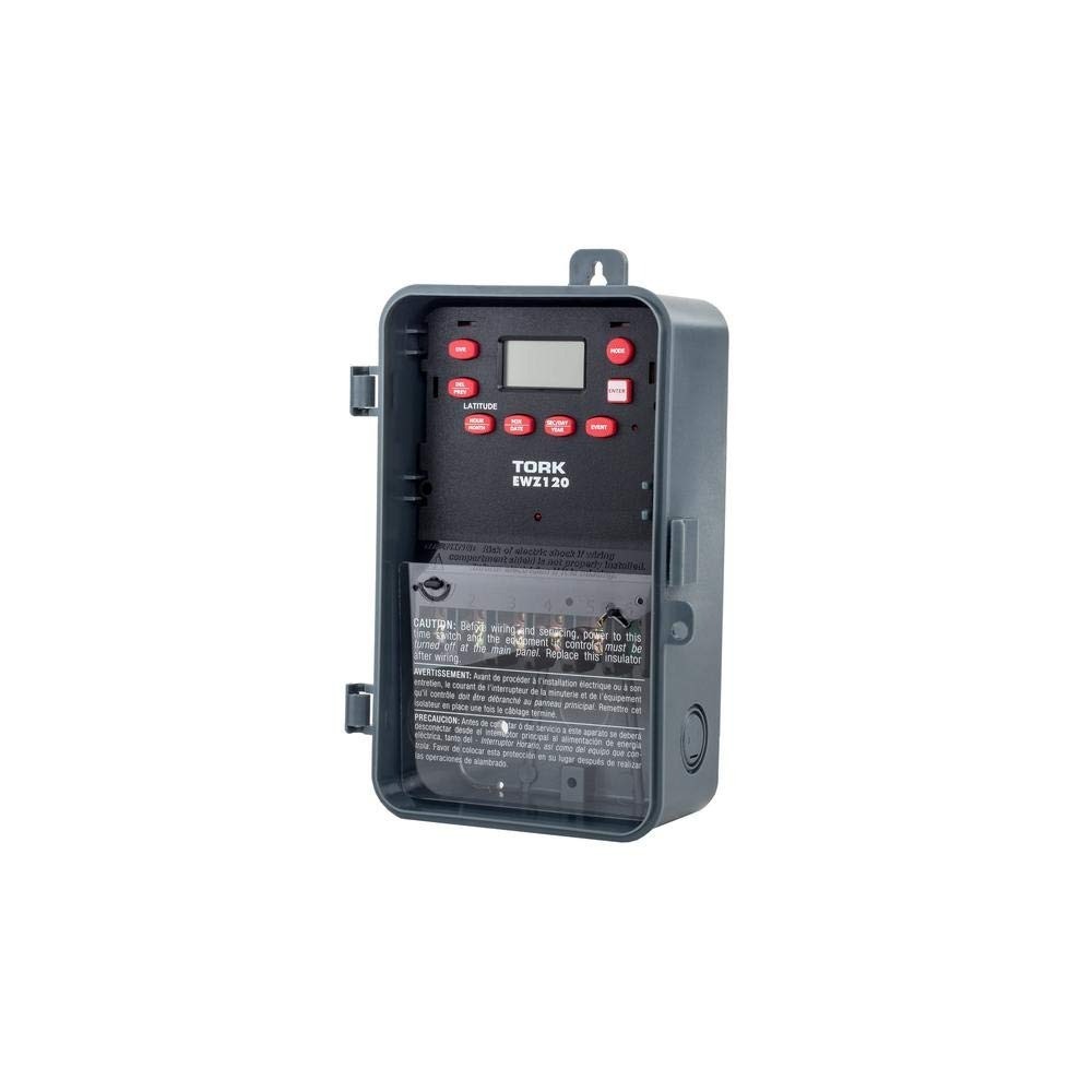 NSI EWZ120 Astronomic 7 Day Time Switch, 120-277 VAC, SPDT Output