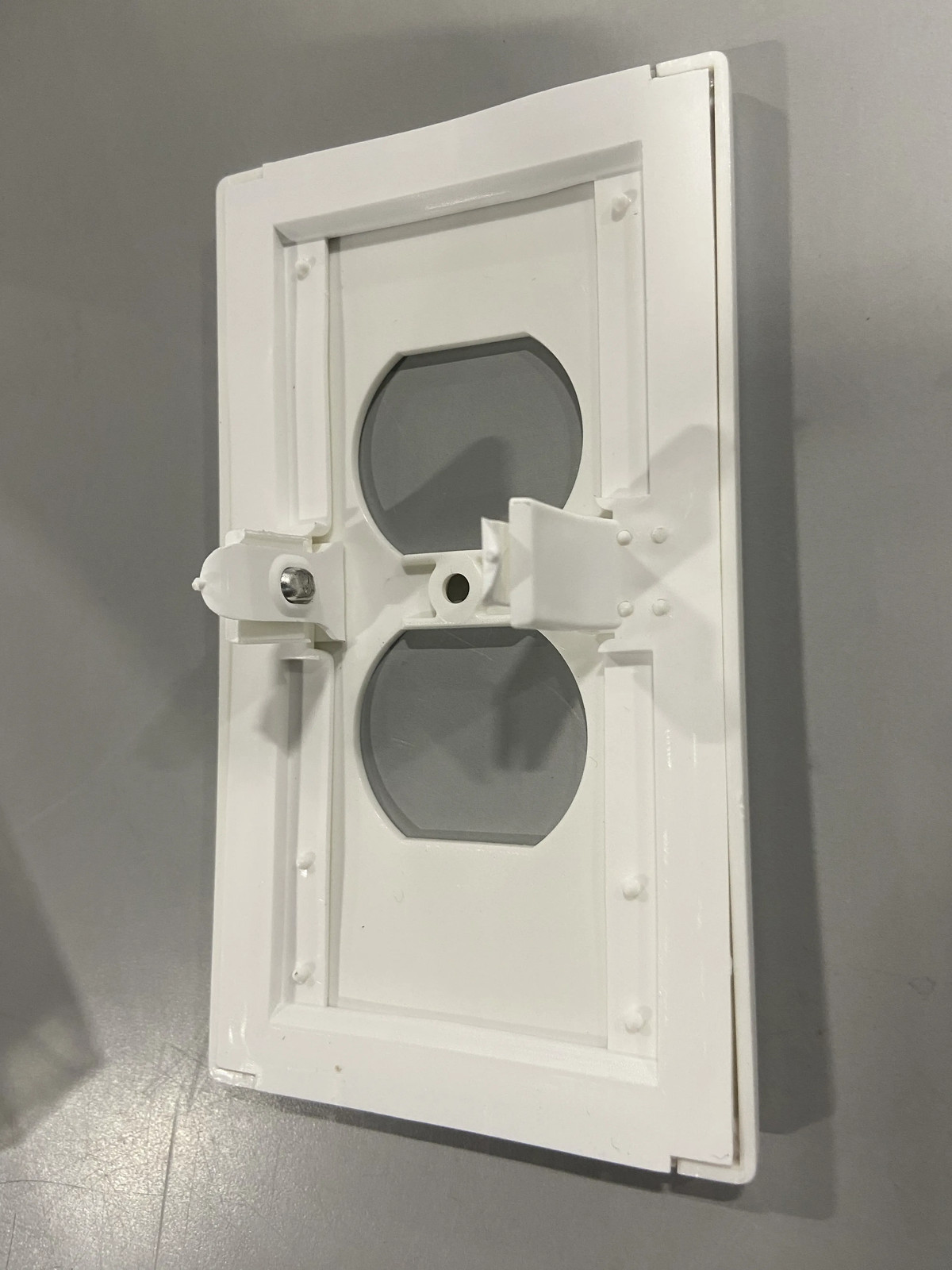 GENERIC LIGHT SENSOR WALL OUTLET COVER SOCKET PLATE DURABLE LED 5PK ROUND WHITE